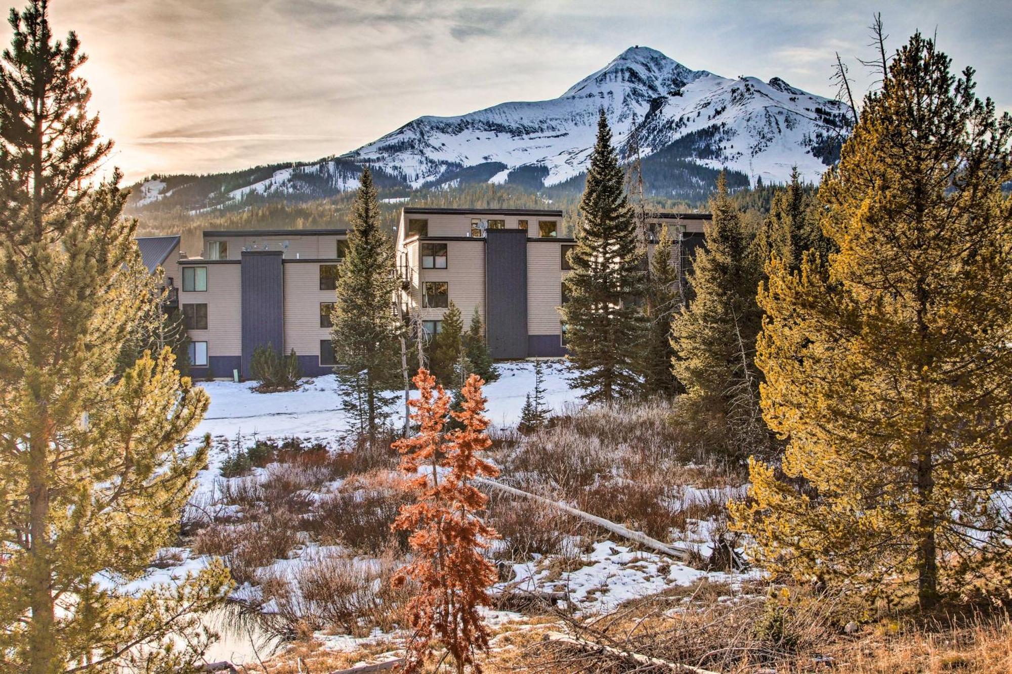 Cozy Big Sky Studio About 1 Mile To Mtn Village! Exterior photo